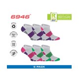 GSA HYDRO WOMENS EXTRA CUSHIONED HIGH PERFORMANCE LOW CUT 6PACK Λευκό Εικόνα 4