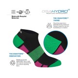 GSA HYDRO WOMENS EXTRA CUSHIONED HIGH PERFORMANCE LOW CUT 6PACK Μαύρο Εικόνα 4