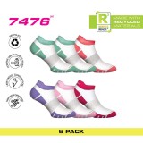 GSA BAMBOO WOMENS EXTRA CUSHIONED PERFORMANCE LOW CUT 6PACK Λευκό Εικόνα 9