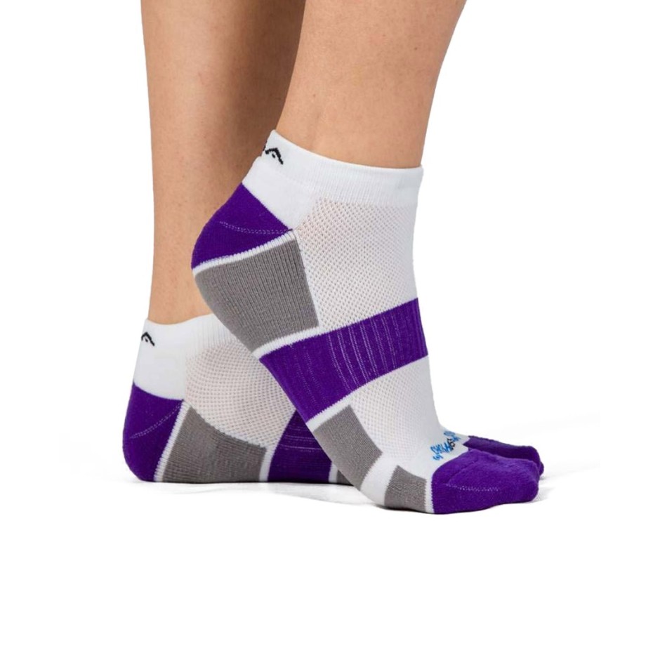 GSA HYDRO WOMENS EXTRA CUSHIONED HIGH PERFORMANCE LOW CUT 6PACK Λευκό