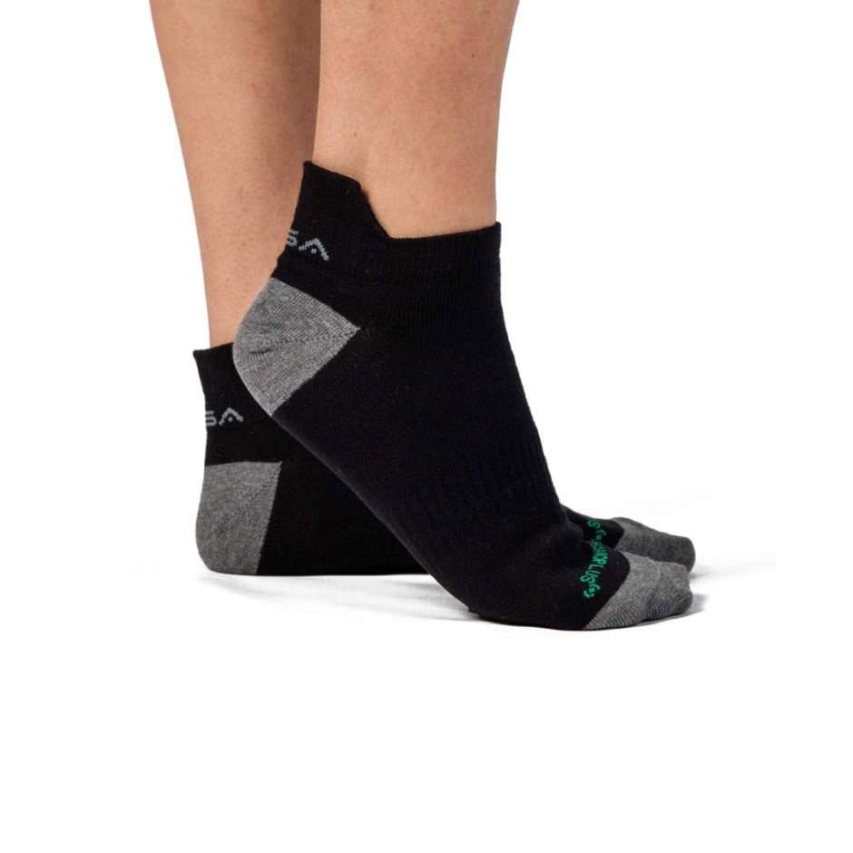 GSA ORGANICPLUS WOMENS ULTRALIGHT PERFORMANCE LOW CUT 6PACK 8219100-BLACK/MULTICOLOR Black