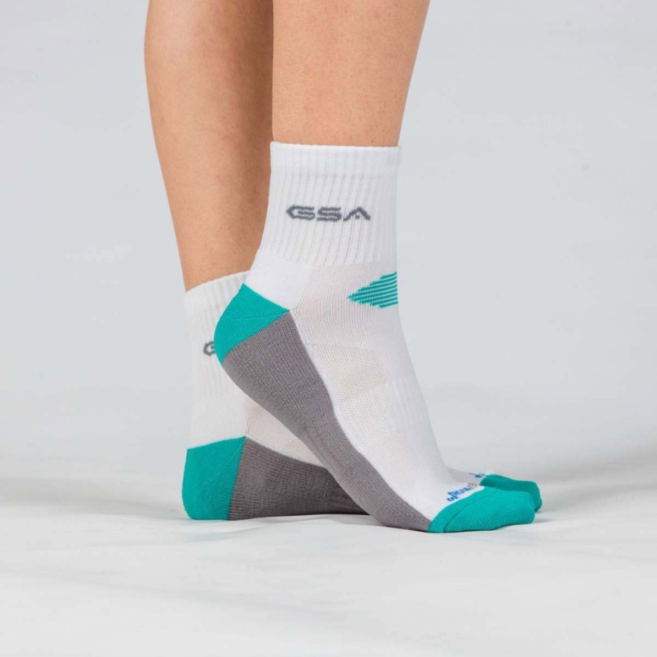 GSA QUARTER EXTRA CUSHIONED HYDRO SOCKS Λευκό