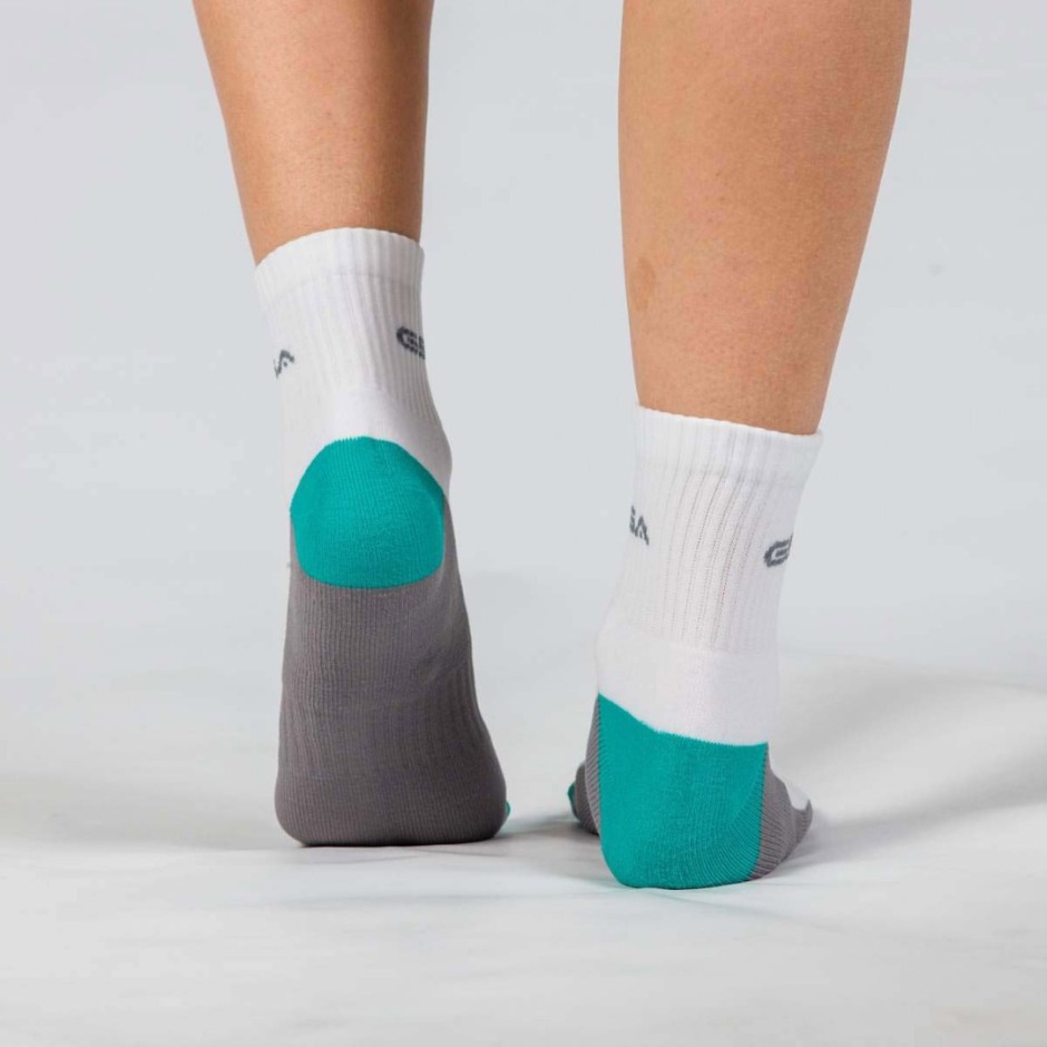 GSA QUARTER EXTRA CUSHIONED HYDRO SOCKS Λευκό