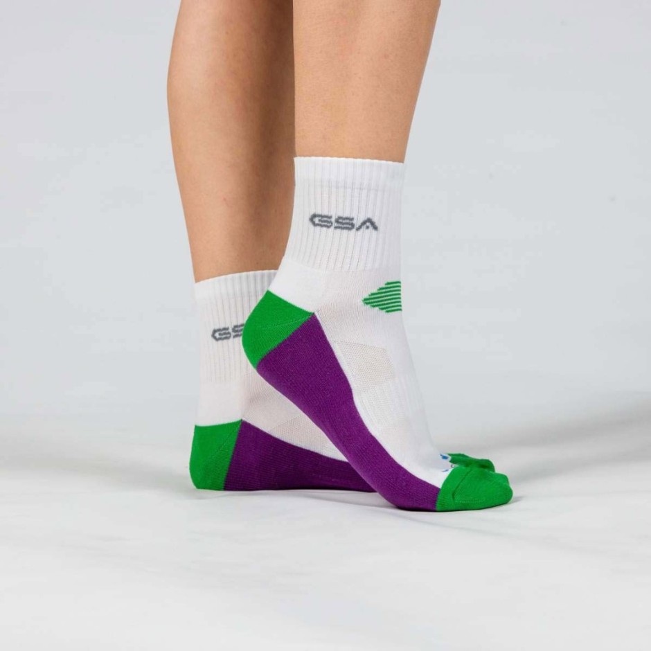 GSA QUARTER EXTRA CUSHIONED HYDRO SOCKS Λευκό
