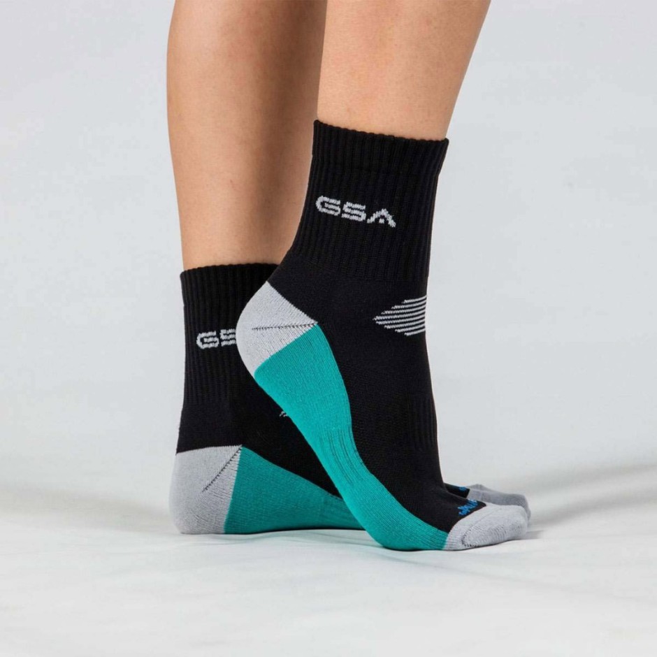 GSA QUARTER EXTRA CUSHIONED HYDRO SOCKS Μαύρο
