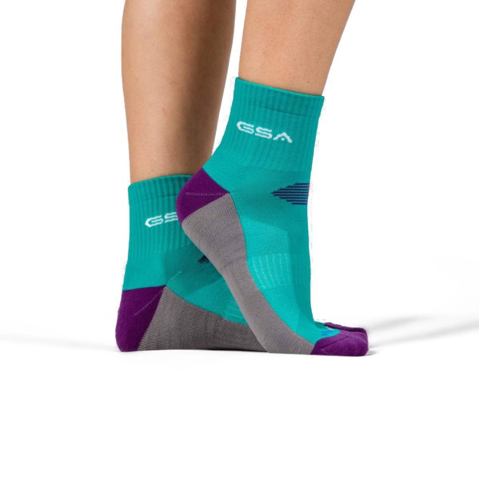 GSA QUARTER EXTRA CUSHIONED HYDRO SOCKS Πολύχρωμο
