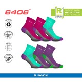 GSA QUARTER EXTRA CUSHIONED HYDRO SOCKS 8219111-MULTICOLOR Colorful Image 5