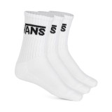 VANS WM CLASSIC CREW WMNS 6.5-10 3PK VN0A49ZFWHT-WHT White Image 2
