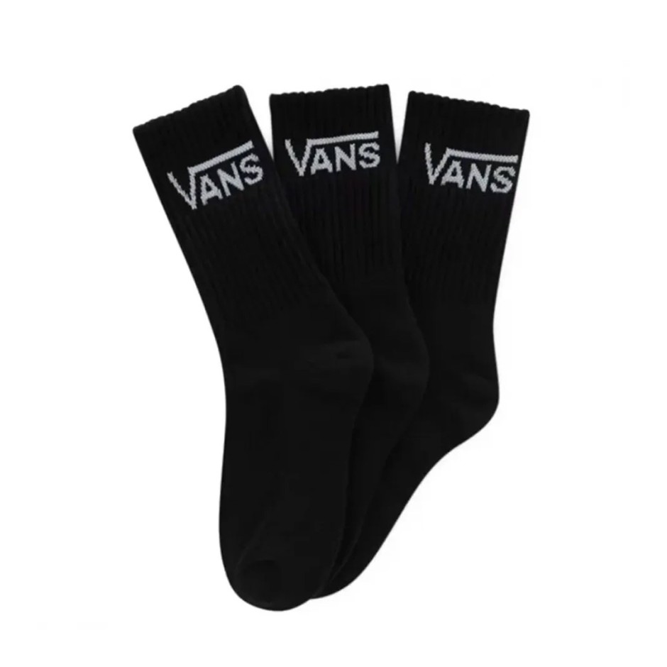 VANS WM CLASSIC CREW WMNS 6.5-10 3PK VN0A49ZFBLK-BLK Black