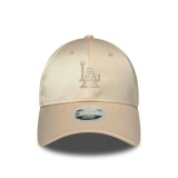 Γυναικείο Καπέλο Μπεζ - New Era LA Dodgers MLB Satin Rhinestone Cream 9FORTY Εικόνα 1
