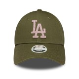 Women's Cap Green - New Era LA Dodgers MLB Metallic 9FORTY Image 1