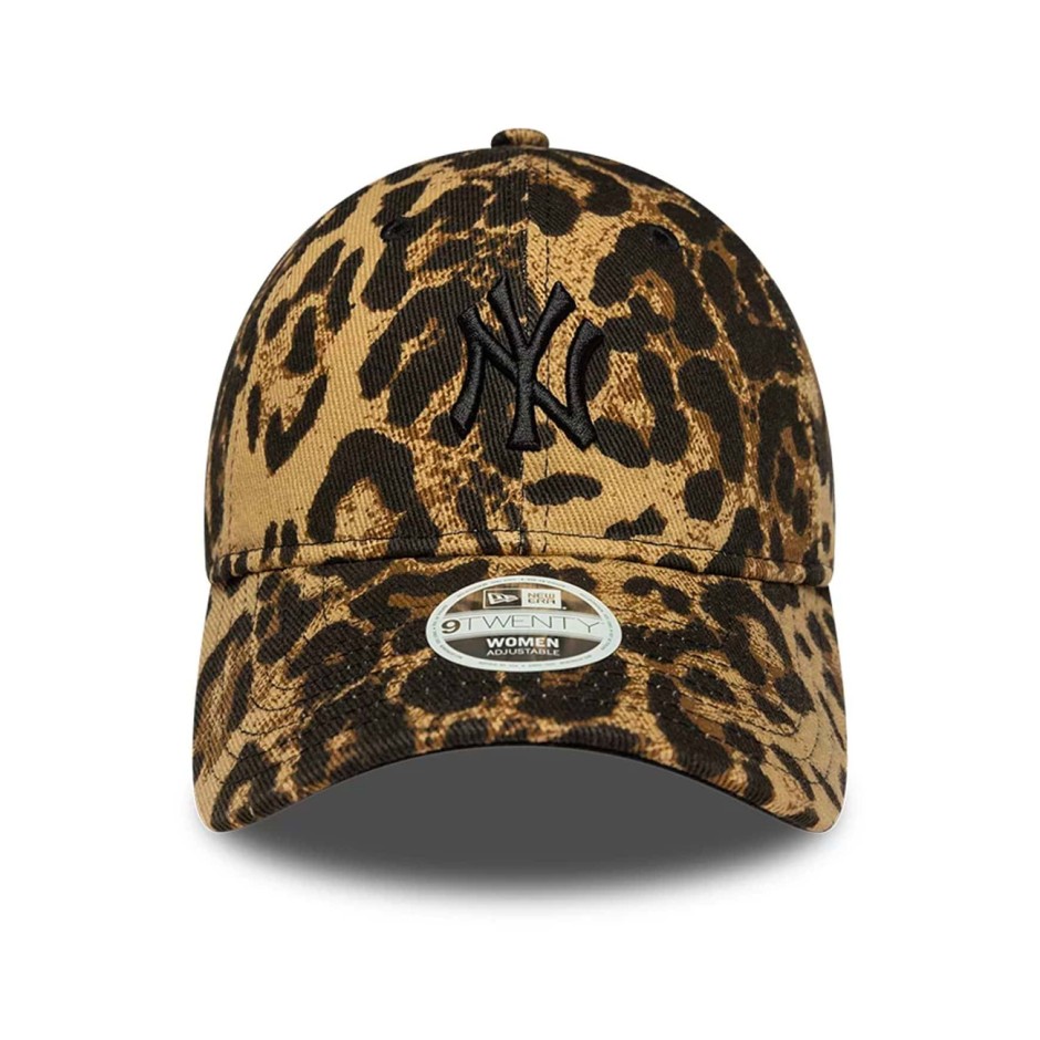Γυναικείο Καπέλο Καφέ - New Era New York Yankees MLB Leopard 9TWENTY