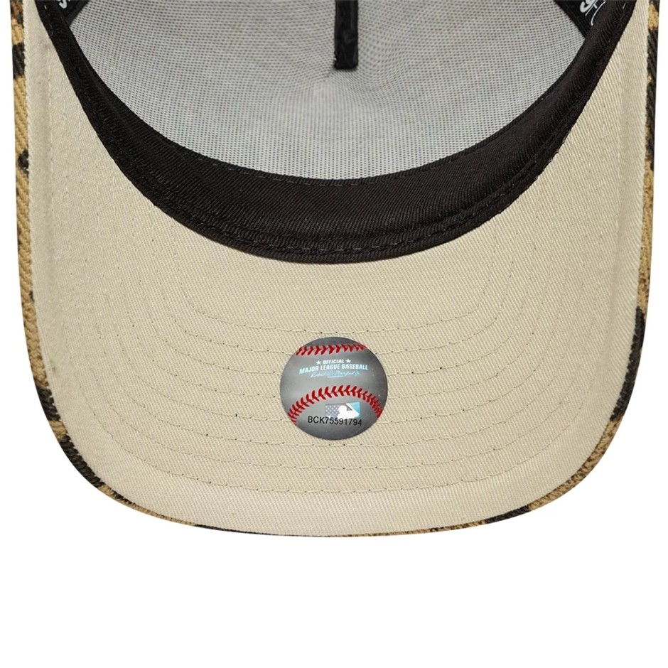 Γυναικείο Καπέλο Καφέ - New Era New York Yankees MLB Leopard 9FORTY A-Frame 