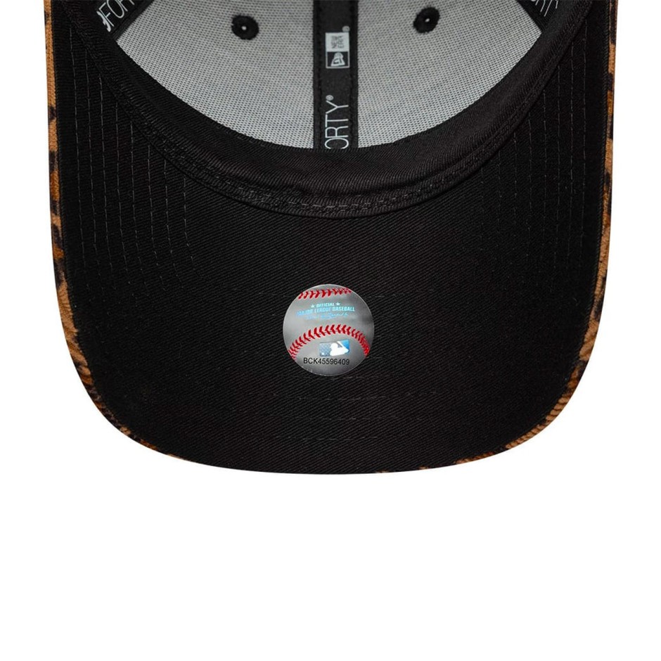 Καπέλο Μπεζ - New Era New York Yankees Womens MLB Leopard Cord Beige 9FORTY