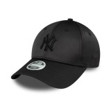 Γυναικείο Καπέλο Μαύρο - New Era New York Yankees Womens Satin Black 9FORTY Εικόνα 