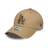 Γυναικείο Καπέλο Μπεζ - New Era LA Dodgers Womens MLB Animal Infill Light Beige 9FORTY Εικόνα 