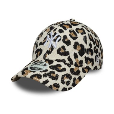 NEW ERA WMNS LEOPARD MIDI 9FORTY NEYYAN 60771750 Beige