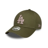 Women's Cap Green - New Era LA Dodgers MLB Metallic 9FORTY Image 