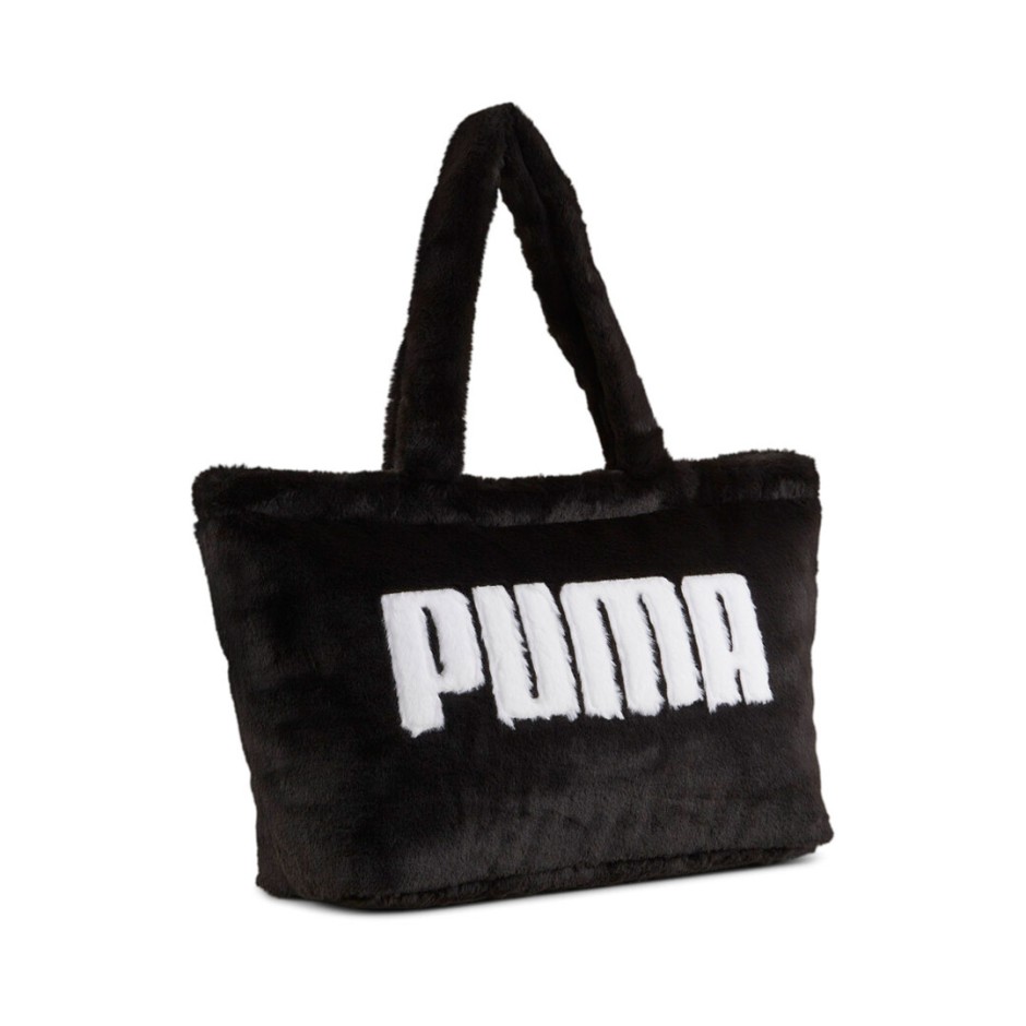 Γυναικεία Τσάντα Ώμου Μαύρη - Puma Core Fur Shopper