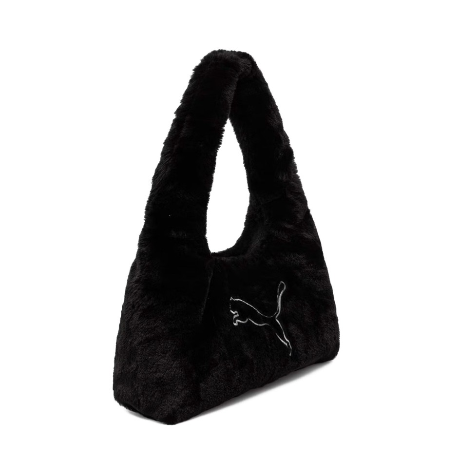 Γυναικεία Τσάντα Ώμου Μαύρη - PUMA Up Fur Small Prism