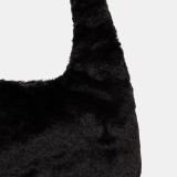 Γυναικεία Τσάντα Ώμου Μαύρη - PUMA Up Fur Small Prism Εικόνα 1