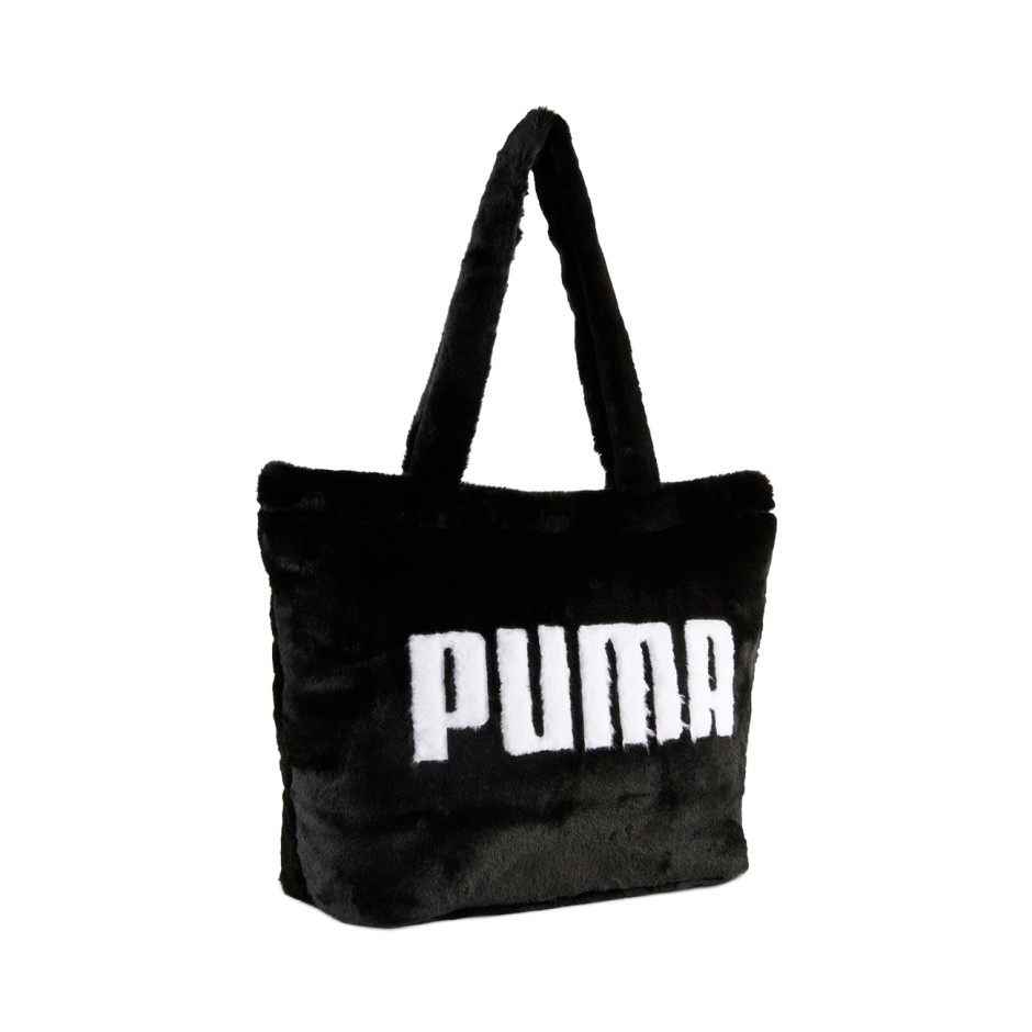 PUMA UP FAUX FUR SHOPPER 091712-01 Black