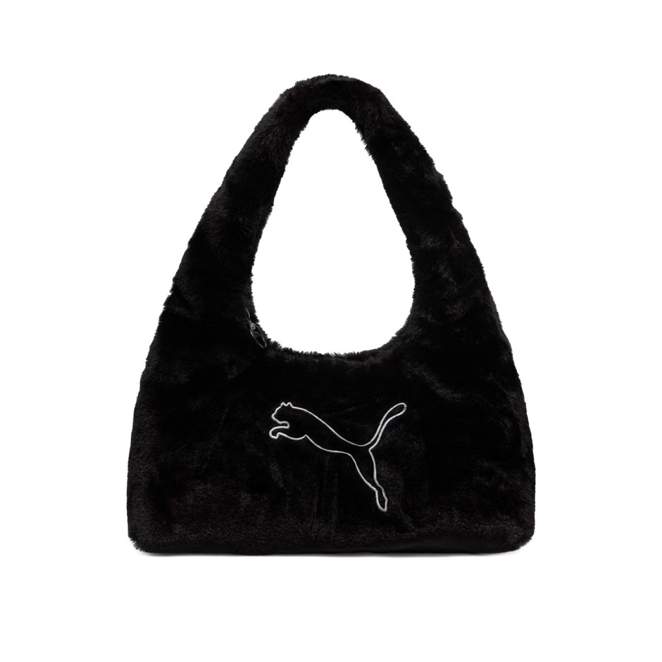 Γυναικεία Τσάντα Ώμου Μαύρη - PUMA Up Fur Small Prism