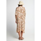 FUNKY BUDDHA KIMONO FBL013-454-10-WARM SAND ΕΚΡΟΥ Εικόνα 0