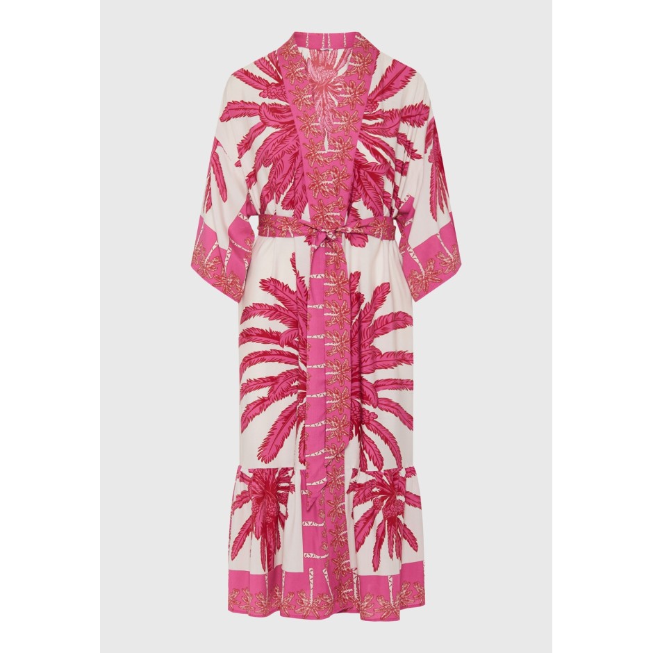 FUNKY BUDDHA KIMONO FBL013-455-10-CANDY PINK ΡΟΖ