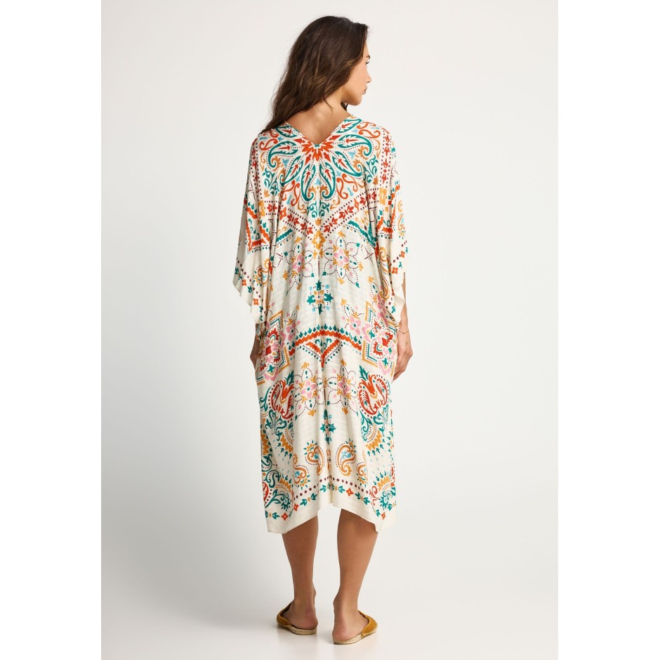 FUNKY BUDDHA KIMONO FBL013-460-10-OFF WHITE Εκρού