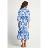 FUNKY BUDDHA KIMONO FBL013-461-10-ELECTRIC INDIGO ΜΠΛΕ Εικόνα 0