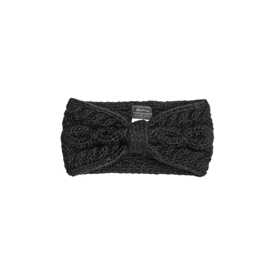 Γυναικεία Κορδέλα FUNKY BUDDHA Μαύρο FBL006-122-10-BLACK 