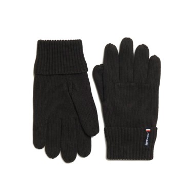 Γυναικεία Γάντια Μαύρα - Superdry Essential Logo Knitted
