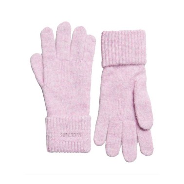 SUPERDRY D2 VINTAGE RIBBED GLOVES W9310056A-NUD Lilac