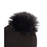 adidas Originals W FUR POM BEANI H35531 Μαύρο