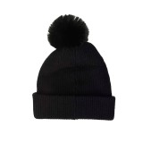 SUPERDRY HERITAGE RIBBED BEANIE W9010031A-02A Μαύρο Εικόνα 0