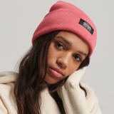 SUPERDRY CLASSIC KNITTED BEANIE HAT W9010162A-1JF Pink Image 1