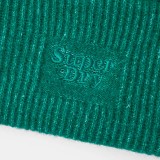 SUPERDRY D3 SDNA SOFT RIB KNIT BEANIE HAT Y9010185A-GYJ Green Image 0