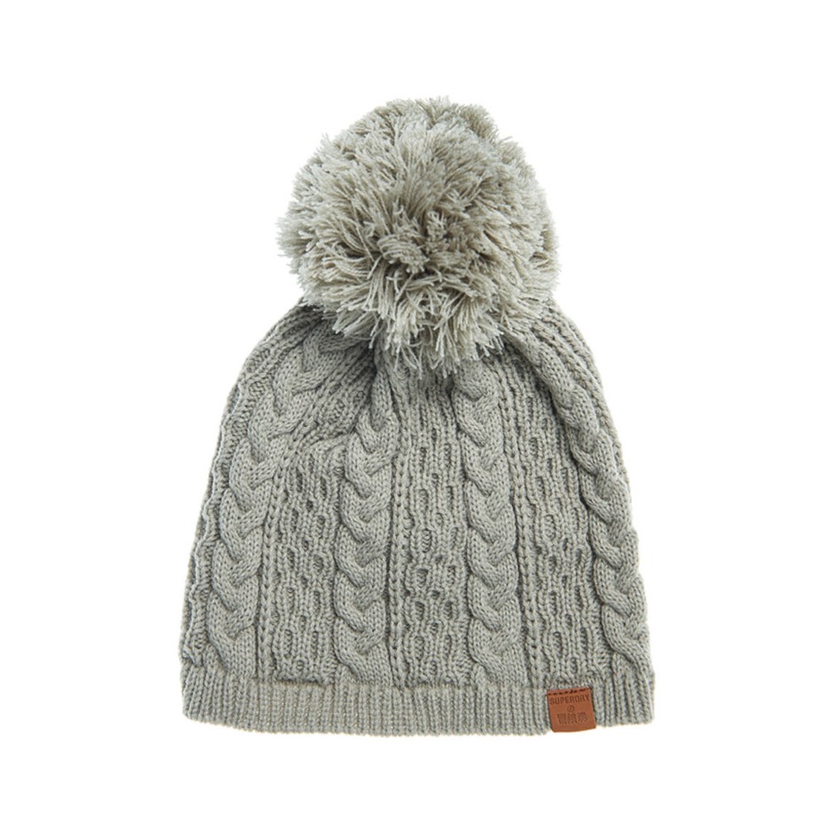 SUPERDRY SNOW BEANIE WS210003A-18C Εκρού