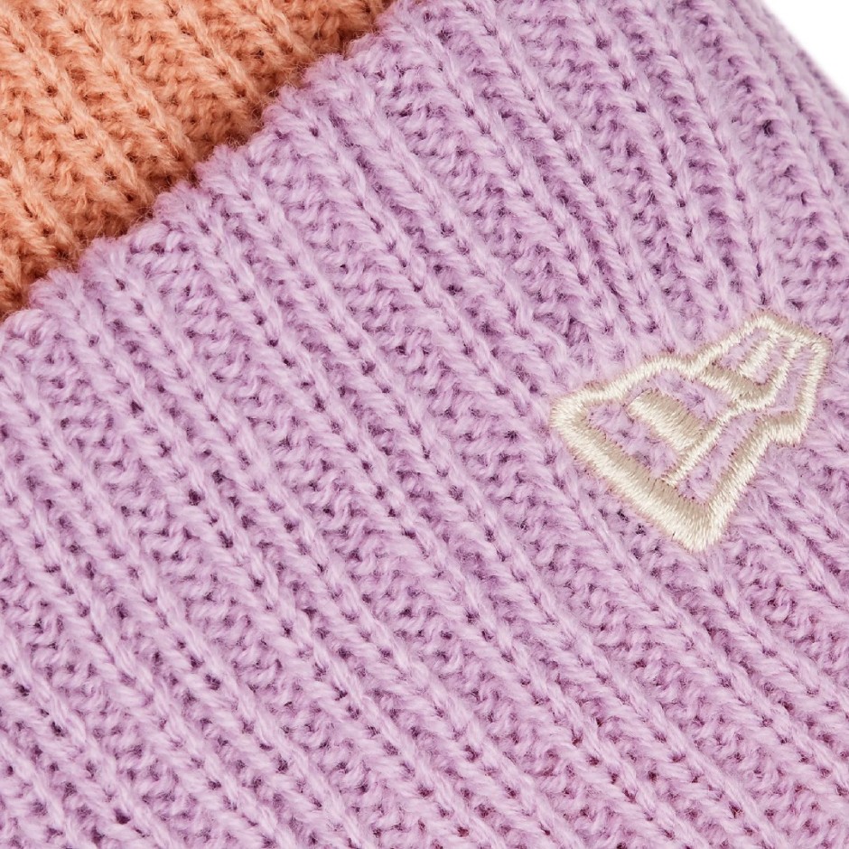 New Era Stripe New York Yankees Cuff Knit Πολύχρωμο - Γυναικείο Σκουφάκι
