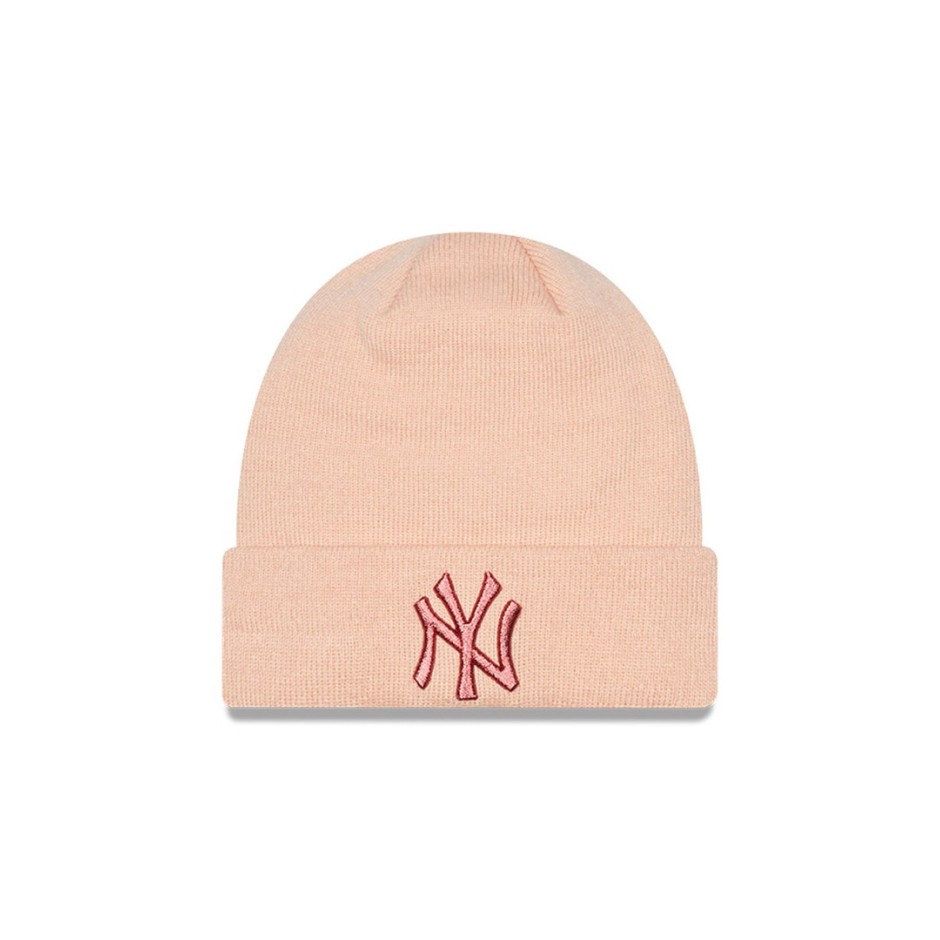 Γυναικείο Σκουφάκι NEW ERA WMNS METALLIC LOGO BEANIE NEYYAN Ροζ 0284823 