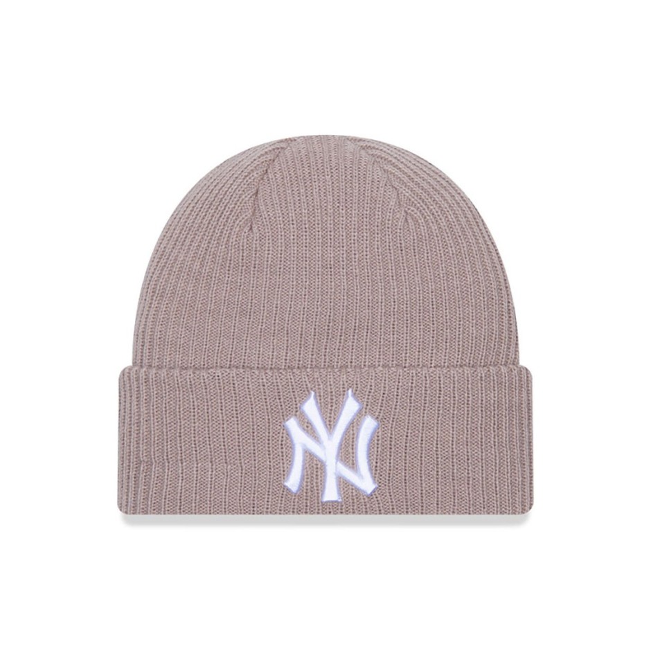 New Era Polylana New York Yankees Μπεζ - Γυναικείο Σκουφάκι