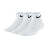 NIKE COTTON CUSHIO QUARTER 3 PAIR SX4722-101 White Image 
