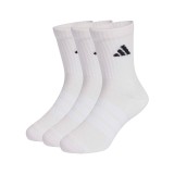 Παιδικές Κάλτσες Λευκές - adidas Performance Cushioned Crew Εικόνα 