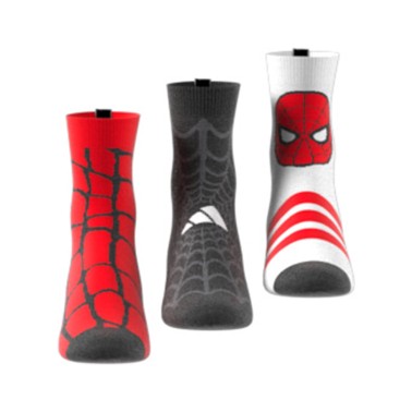 Παιδικές Κάλτσες Πολύχρωμες - adidas Performance Marvel Spider-Man 3 Pairs