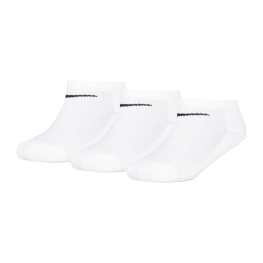 Παιδικές Κάλτσες Λευκές - Nike Cushioned No Show 3Pack