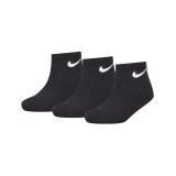 Παιδικές Κάλτσες Μαύρες - Nike Basic Pack Ankle 3PK Εικόνα 