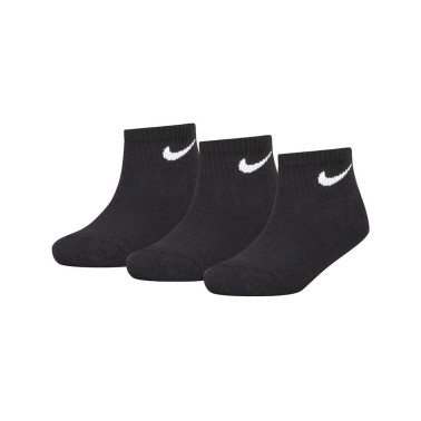 Παιδικές Κάλτσες Μαύρες - Nike Basic Pack Ankle 3PK