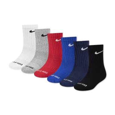Παιδικές Κάλτσες Πολύχρωμες - Nike Dri-FIT Performance Basics 6 Pairs