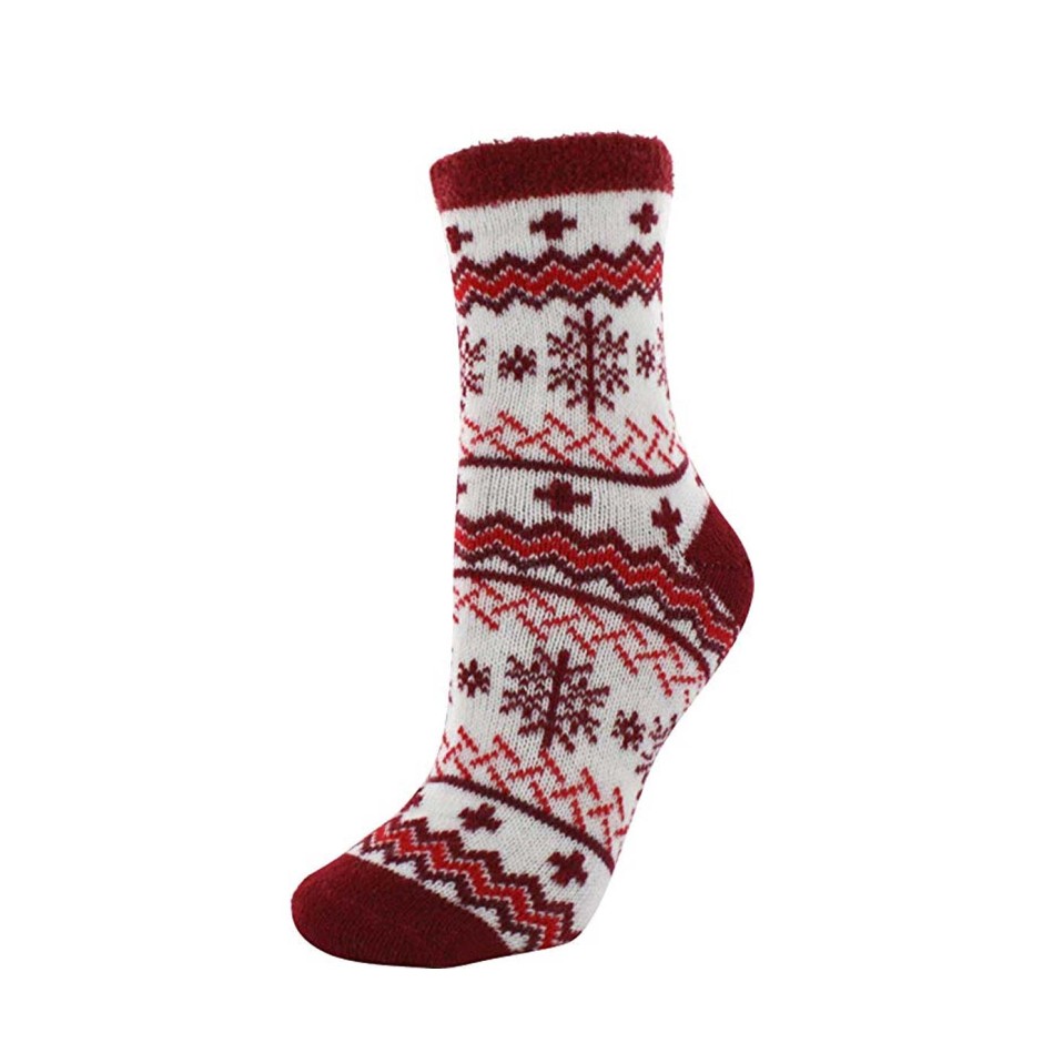 YAKTRAX CABIN SOCKS KIDS 105118-CFR Μπορντό